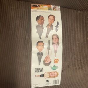 NWT the office WALL DECALS ONE SHEET